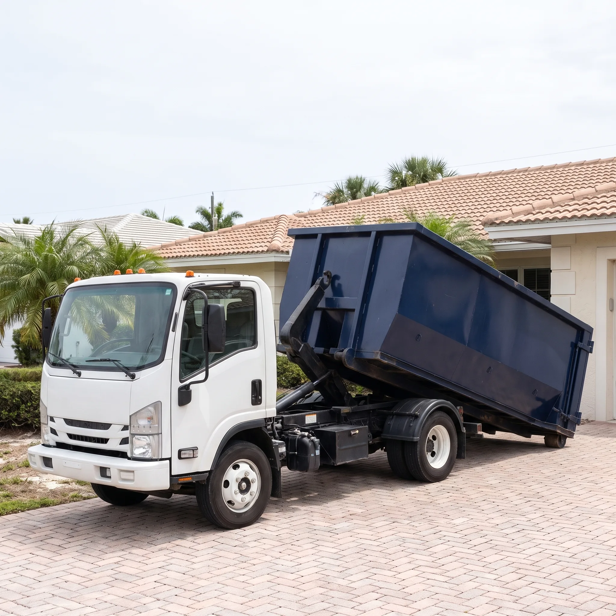 Roll-off dumpster delivery in Florida